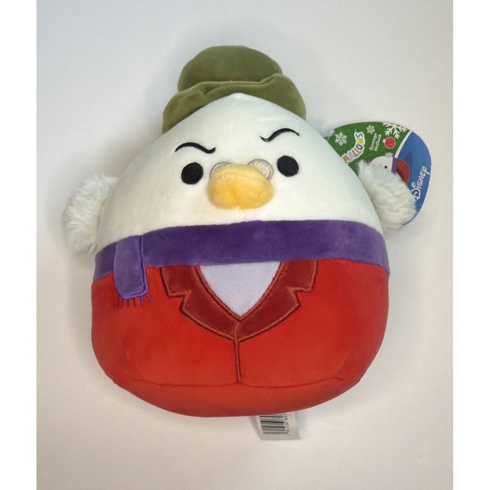 Squishmallows Disney Scrooge McDuck 8" Christmas Plush Holiday Collectible NWT